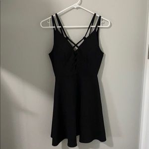 Black speechless dress